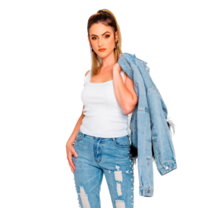 Denim jacket _malaquitasfashionstore_Shop_ women's clothing store