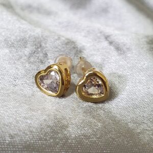 Aretes zirconia heart_malaquitasfashionstore_Shop_ women's clothing store