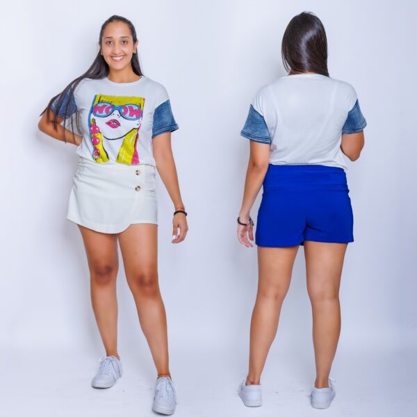 Wow t-shirt _malaquitasfashionstore_Shop_ women's clothing storeShort-skirt_Women's_malaquitasfashionstore_Shop_ women's clothing store
